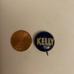 Vintage Kelly Button Pin